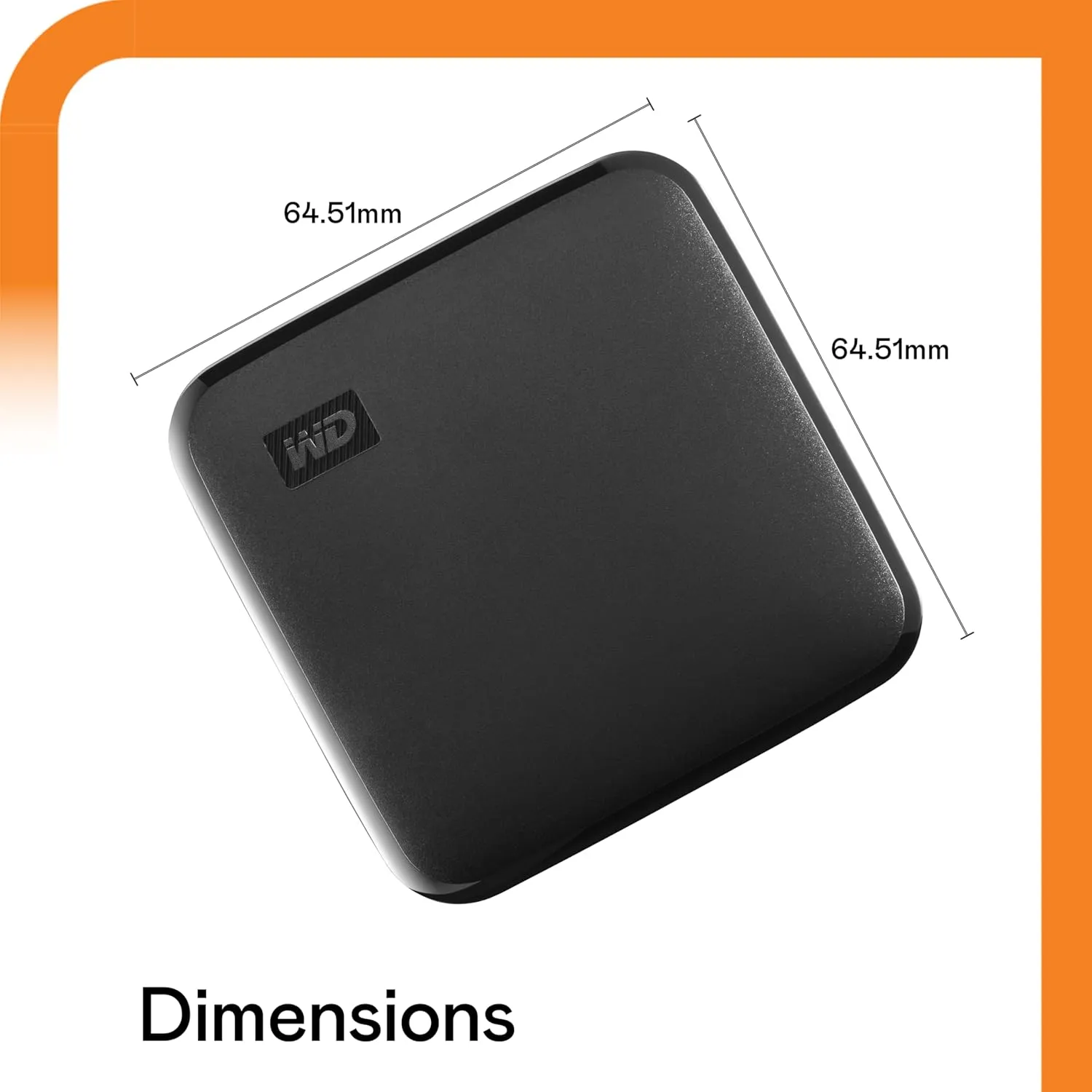 WD External SSD 1TB Elements view 5